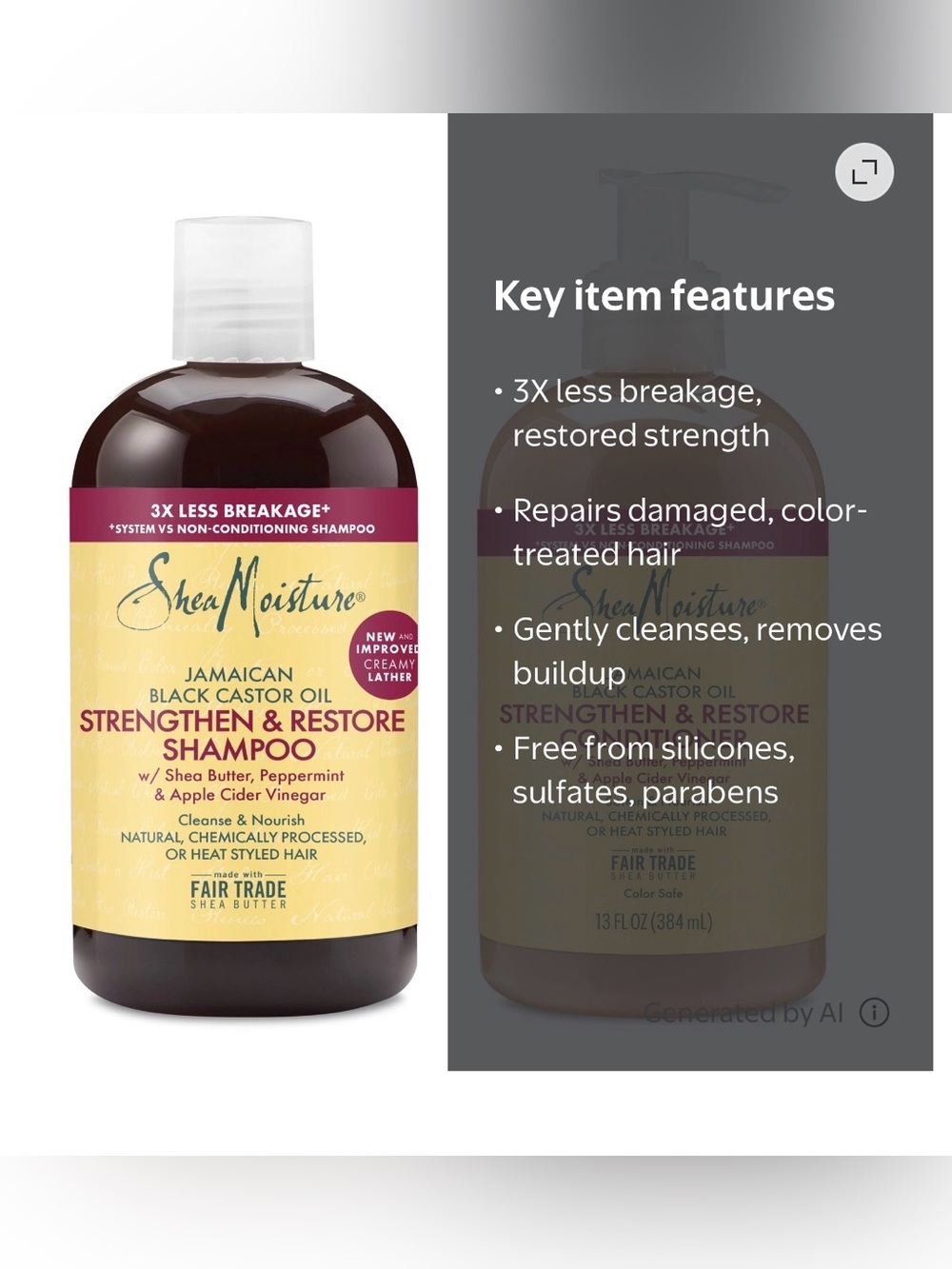 Shea Moisture Hair Care - Picture 4 of 6
